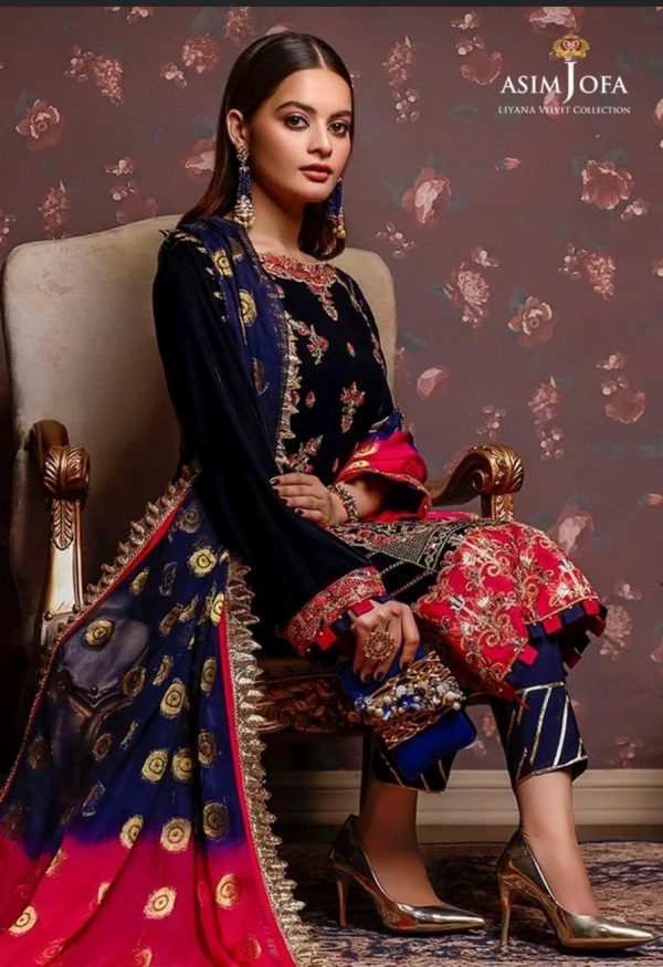 Asim Jofa-Liyana Midnight Blue - Image 2