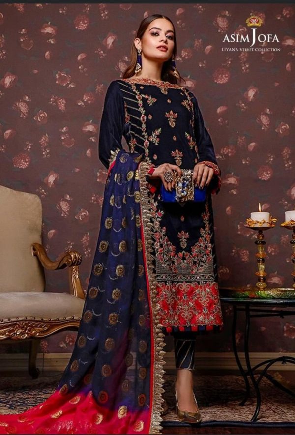Asim Jofa-Liyana Midnight Blue