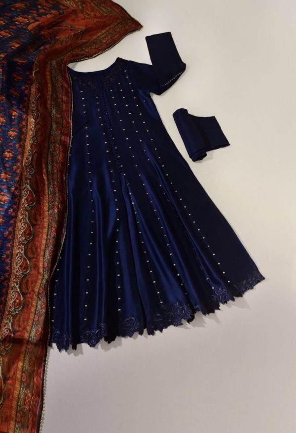 Agha Noor Formal Wear- Midnight Blue