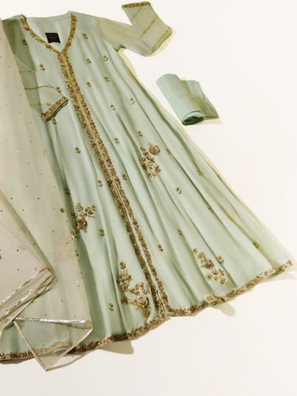 Agha Noor Formal Wear- Orla Mint