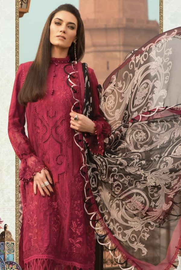 Maria B Luxe Lawn 22- 8A - Image 2