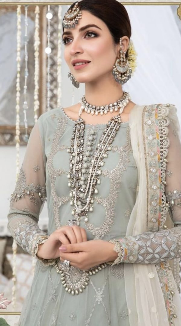 Maria B Eid Luxury Lawn 22- D3 - Image 2