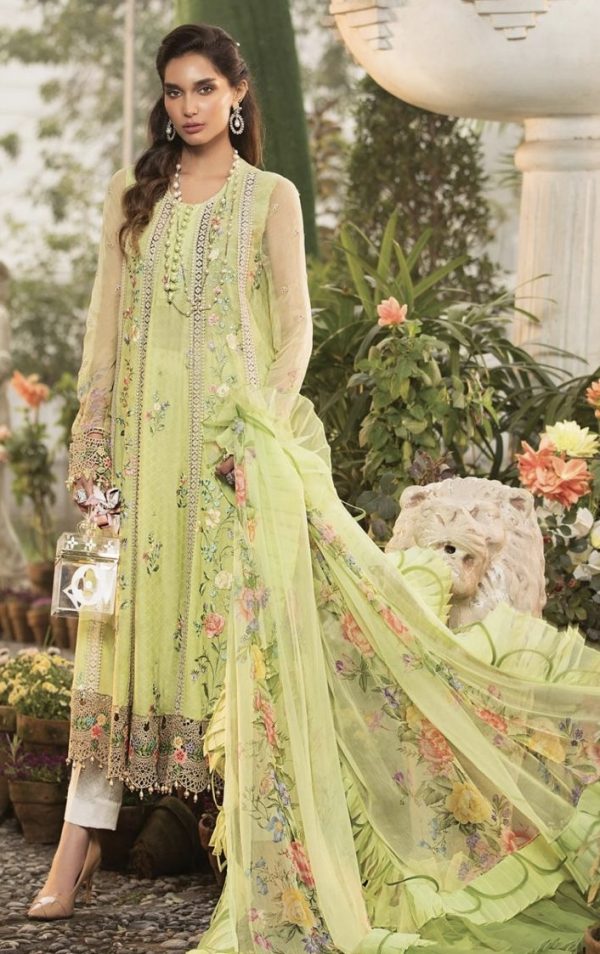 Maria B Luxe Lawn 22- 3B - Image 2