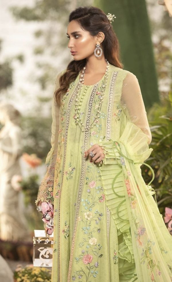 Maria B Luxe Lawn 22- 3B - Image 3