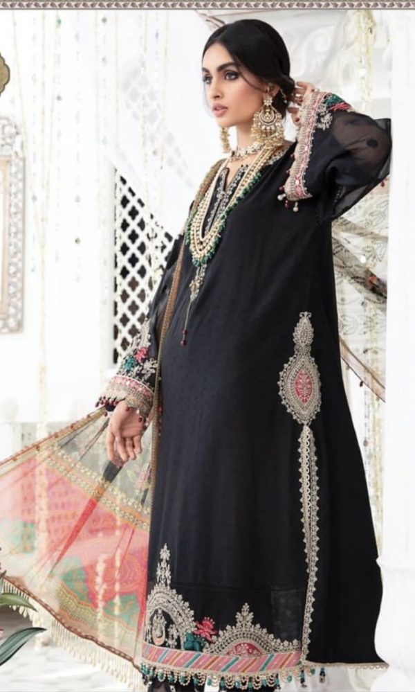 Maria B Eid Luxury Lawn 22- D7 - Image 2