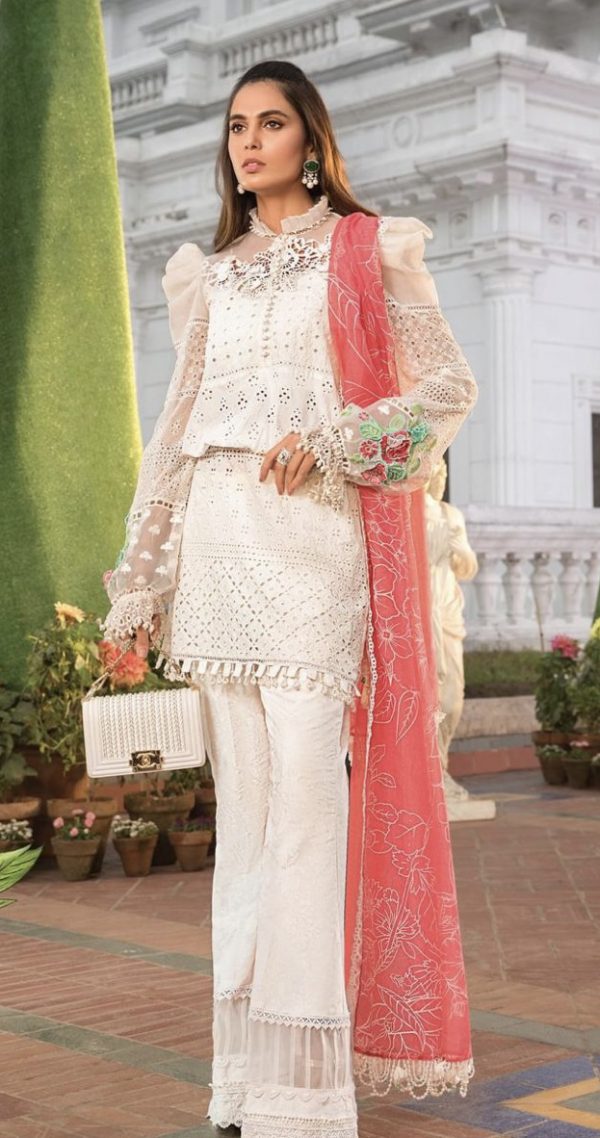 Maria B Luxe Lawn 22- 4A - Image 4