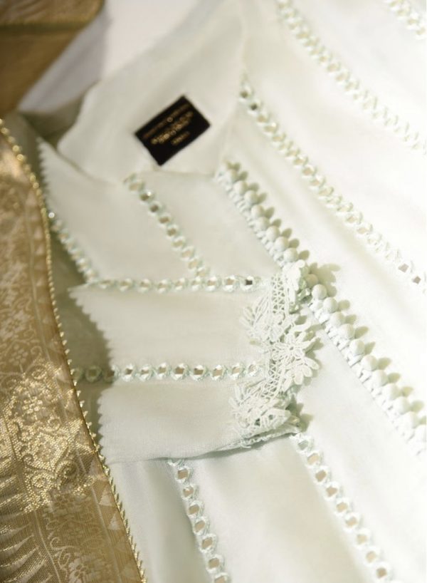 Agha Noor Formal Wear- Nadyah Pistachio - Image 3