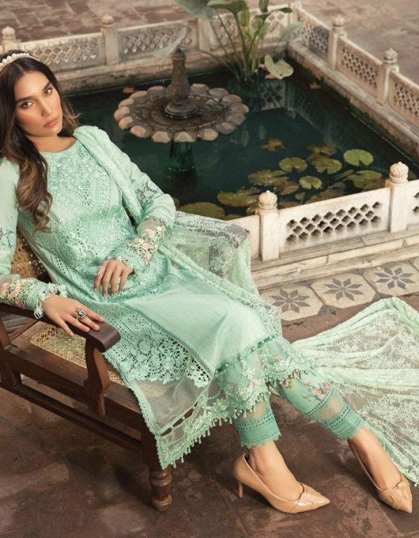 Maria B Luxe Lawn 22- 11A - Image 3