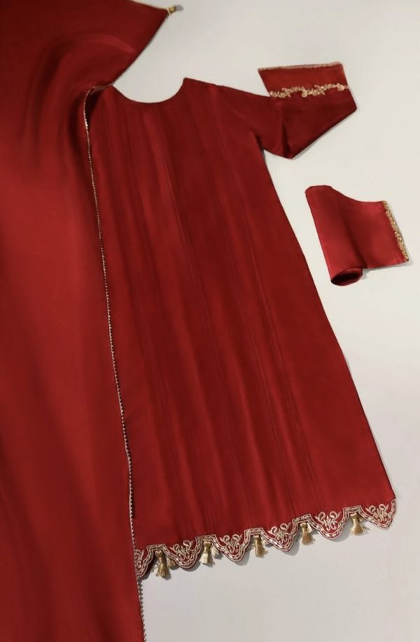 Agha Noor Formal Wear- Zari Tessels - Image 4