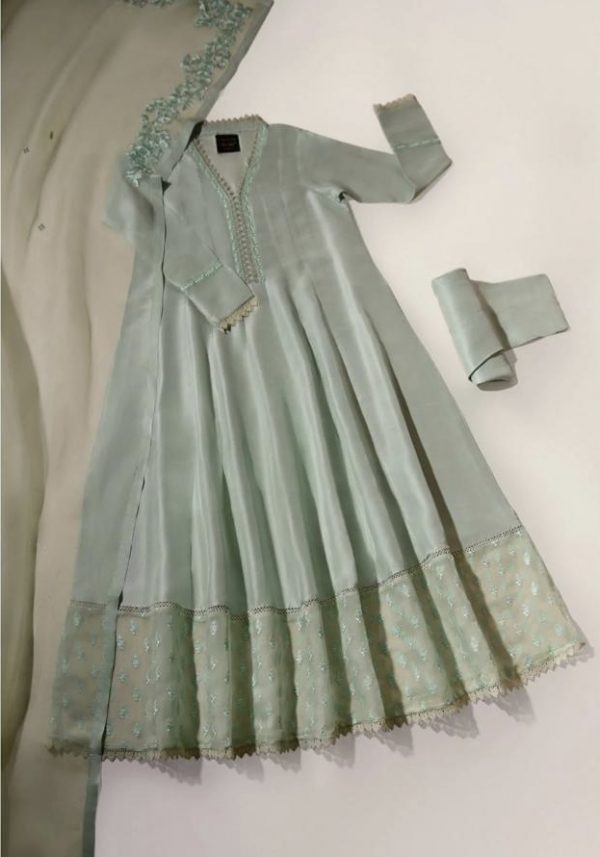 Agha Noor Formal Wear- Raspberry Mint
